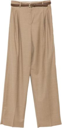 Max Mara Pleated Wide-leg Trousers