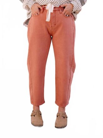 Thread & Supply Anees Mid Rise Pants In Cedar Wood