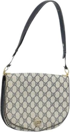 Gucci Pre-owned Shoulder Bags, female, Blue, Size: ONE SIZE Pre-owned Vintage Shoulder Bag