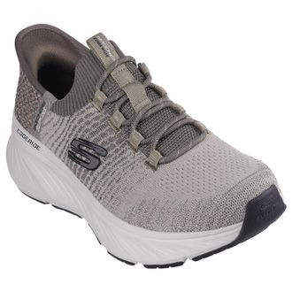 Skechers mens Edgeride Raygo Hands Free Slip-in Sneaker, Taupe, 8 UK X-Wide