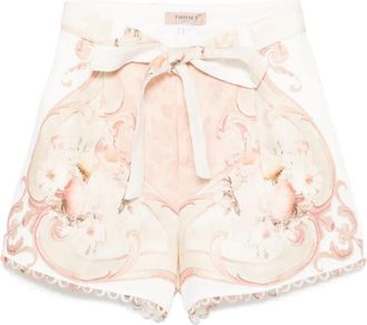 Twin-Set Shorts con stampa - Toni neutri