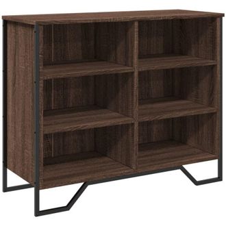 vidaXL Vidaxl - Aparador Madera Contrachapada Roble Marr&oacute;n 91x35,5x74,5 Cm
