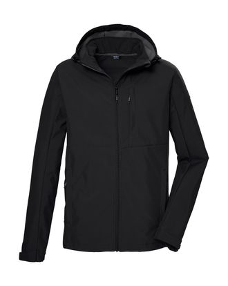 Killtec Softshelljacke KILLTEC KOS 103 MN SFTSHLL JCKT, Herren, Gr. XXL, schwarz, Oberseite: 100% Polyester;R&uuml;ckseite: 100% Polyester;Futter: 100% Polyester, 