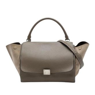 Celine Pre-owned Trapeze - Dames - Vintage Handtas - Bruin - ONE Size - Leer - Vintage