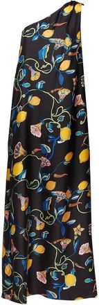 La DoubleJ Roy one-shoulder dress - women - Silk - M - Black