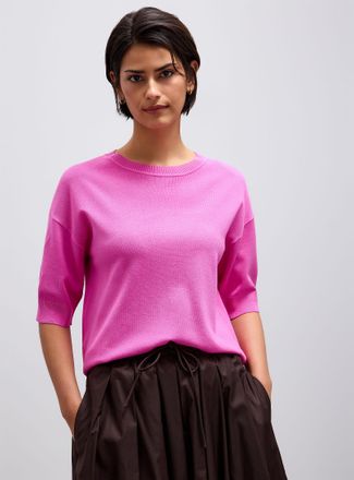 b.young Womens Elbow-length sleeves soft knit sweater