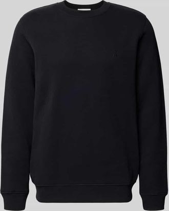 Armedangels Armedangels Regular Fit Sweatshirt aus reiner Bio Baumwolle Modell BAARO FLEECE in Black, Gr&ouml;&szlig;e XXL