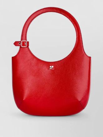 Courr&egrave;ges tr&egrave;s courr&egrave;ges leather shoulder bag