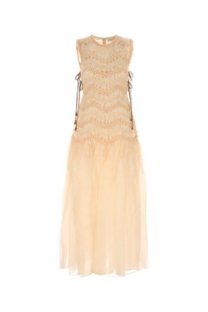 Zimmermann Skin Pink Macrame Illuminate Dress