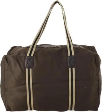 Gucci Pre-owned Vintage Boston Bag - Dames - Vintage Weekendtas - Bruin - ONE Size - Leer - Vintage