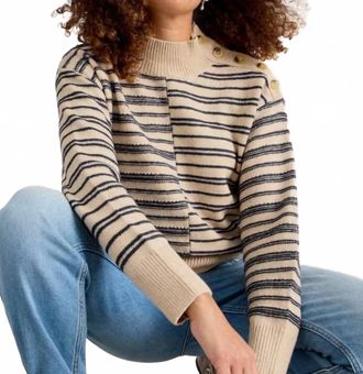 White Stuff Mix Stripe Sweater In Natural