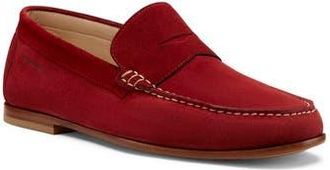 Stuart Weitzman Brady Penny Loafer in Maroon at Nordstrom Rack, Size 10.5
