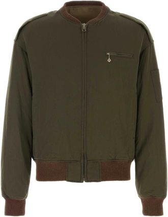 Visvim Gunner Down Jacket - Heren - Gewatteerde jassen - Groen - M - Wol - Jassen