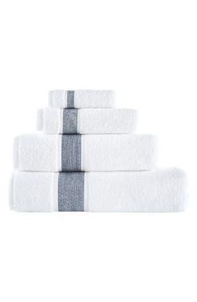 Brooks Brothers Ottoman Rolls 2-Pack Turkish Cotton Washcloths in Anthracite at Nordstrom Rack