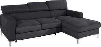 Cotta Ecksofa »Sammy L-Form« mit Kopfteilverstellung, wahlweise mit Bettfunktion & Bettkasten