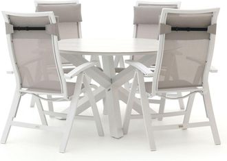 Bellagio la vita attrattiva Bellagio Lugo/Lodola &oslash; 130cm dining tuinset 5-delig verstelbaar