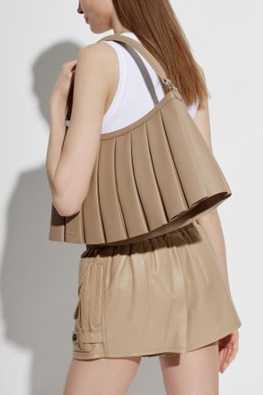 Lacoste Shoulder Bag Runway Lenglen Large, Womens, Beige