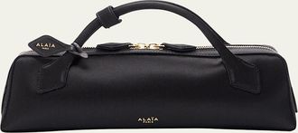 Alaia Le Teckel Silk Satin Clutch Bag