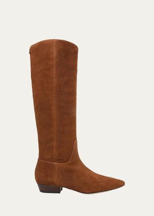 Veronica Beard Gabrielle Suede Knee-High Boots