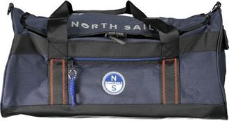 North Sails Blauwe Polyester Duffle Tas met Handvatten - Heren - Weekendtassen - Blauw - ONE Size - Polyester - Tassen