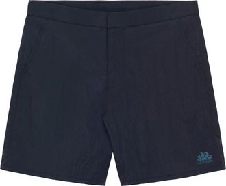 Sundek Back Elastic Waist Swim Trunks in Dark Navy at Nordstrom, Size Large