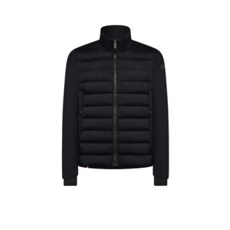 Roberto Ricci Design Winter Jackets, male, Black, S, Hybrid Summer Duck Down Jacket