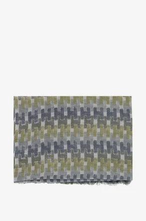 Hemisphere Schal aus Wolle und Leinen Kaila