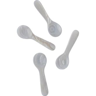 Be Home Seashell Spoons - Set of 4 in Pearl at Nordstrom, Size Small