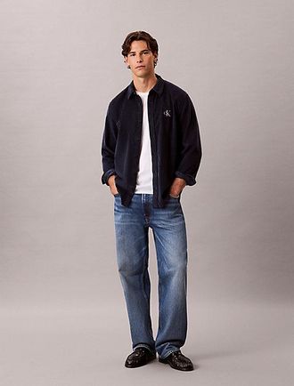 Calvin Klein Camisa De Pana De Algod&oacute;n