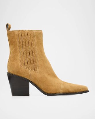 Rag & Bone 75mm Newbury Suede Chelsea Boots