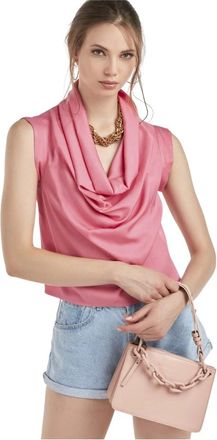 Silvian Heach Flaredeck Blouse - Dames - Tops zonder mouwen - Roze - M - Tops