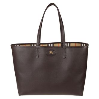 Burberry Tote Bags, female, Brown, Size: ONE SIZE Bloomsbury Medium Reversible Tote Bag