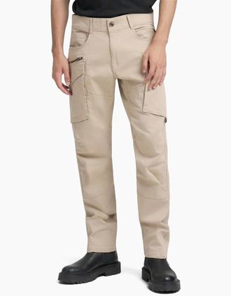 Replay Mens Replay Joe Cargo Pants - Cream/Brown - Size: 32/30