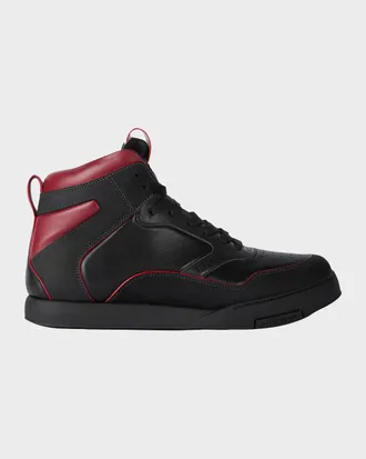 Givenchy Men & apos;s Leather High-Top Sneakers