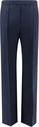 Gucci Straight Trousers, male, Blue, Size: S Technical Panama Sportswear Pant