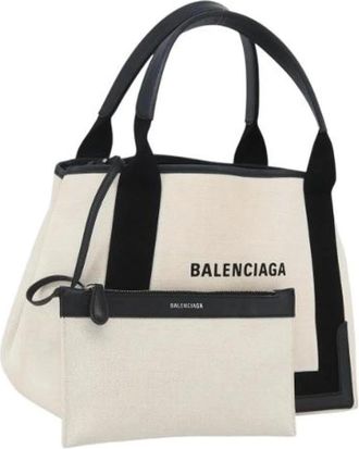Balenciaga Pre-owned Tote Bags, female, White, Size: ONE SIZE Pre-owned Vintage Tote Bag