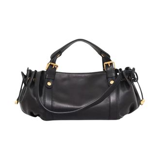 Gerard Darel 12H Handtas - Dames - Tassen - Zwart - Maat: ONE Size Zijde