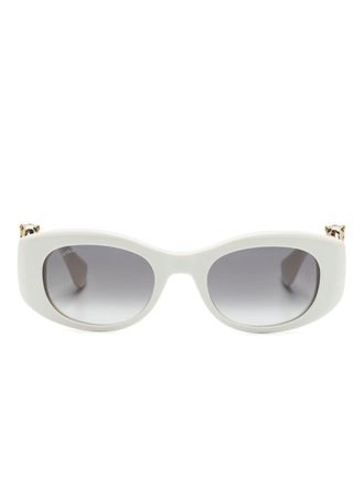 Cartier Occhiali da sole squadrati - Bianco