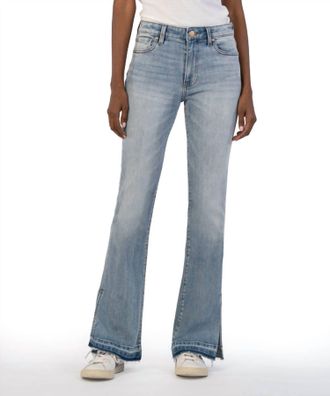 Kut from the Kloth Stella High Rise Flare In Designed