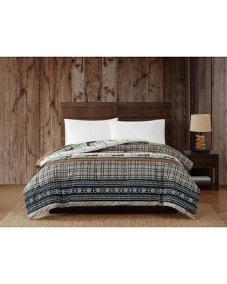 Mossy Oak Rock Ledge Creek Stripe Comforter