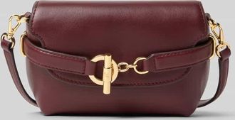 Lauren Ralph Lauren Crossbody Bag mit Label-Detail in Bordeaux, Größe 1