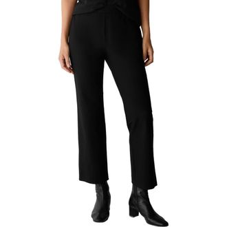 Eileen Fisher Ankle Kick Pants in Black at Nordstrom, Size X-Small