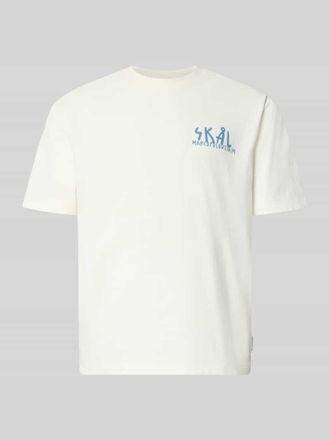 Marc O'Polo Denim Marc OPolo Denim Relaxed Fit T-Shirt aus reiner Baumwolle in Weiss, Gr&ouml;&szlig;e XXL