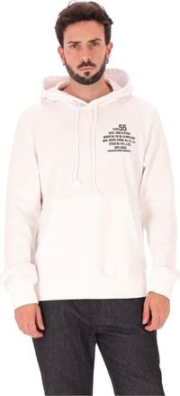Diesel Hooded Sweatshirt - Heren - Sweatshirts & Hoodies - Wit - Maat: M Katoen