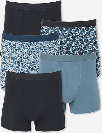 Jacamo 5 Pack Camo A-Front Boxers