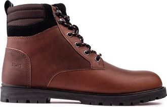 Toms Toms Mens Ashland Boots - Brown Leather - Size UK 7