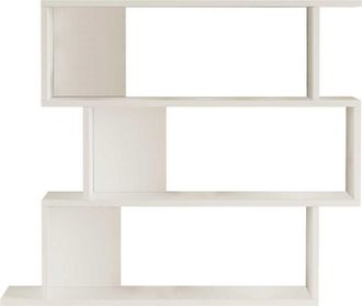 Mobili Rebecca Mobili Rebecca - Estanter&iacute;a De Pared Rebecca Mobili Shair 88x104x27 Tablero De Part&iacute;culas Blanco Moderno