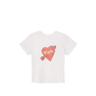 Re/Done Classic Tee Mom Heart-print T-shirt