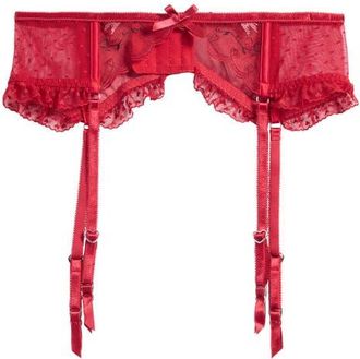 Kat The Label Cupid Garter Belt in Red at Nordstrom, Size X-Small