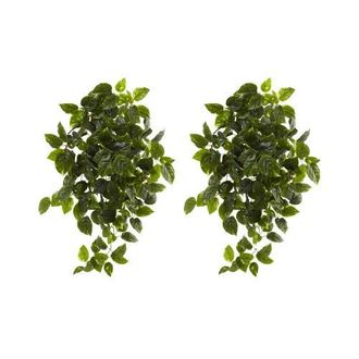 Nearly Natural 36-in UV Resistant Artificial Pothos Hanging Plant (Indoor/Outdoor) - Set of 2 in Green at Nordstrom